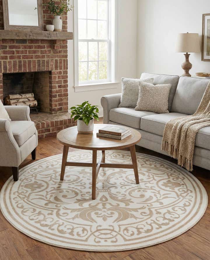 6' x 6' Hermitage Round Rug