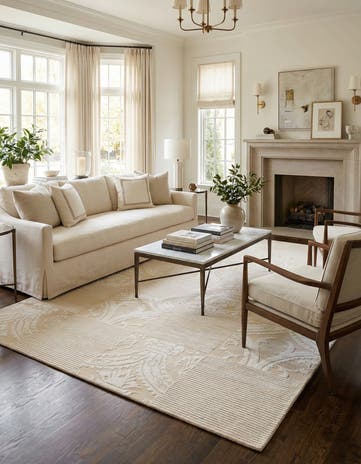 6' 8 x 9' 10 Hand Knotted Darya Wool Rug