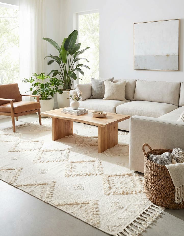 10' x 13' 1 Hand Woven Arizona Wool Rug