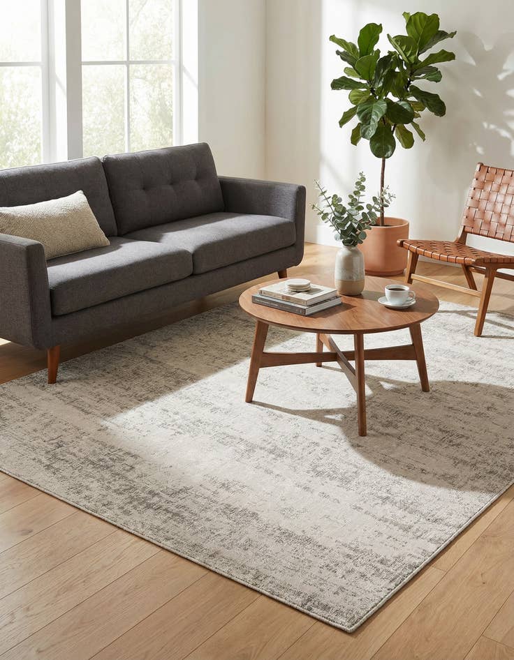 Detail image of  7' 10 x 10'  Washable Modern Indoor / Outdoor Rug