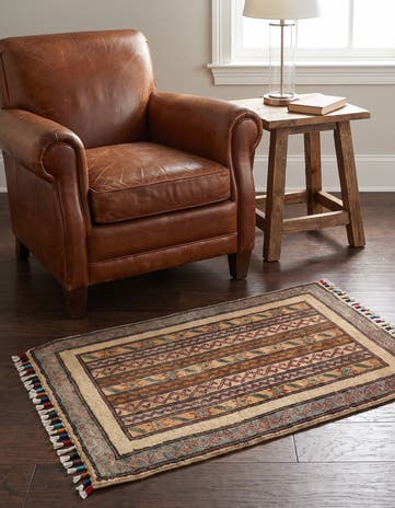 1' 10 x 2' 11 Hand Knotted Kazak Rug
