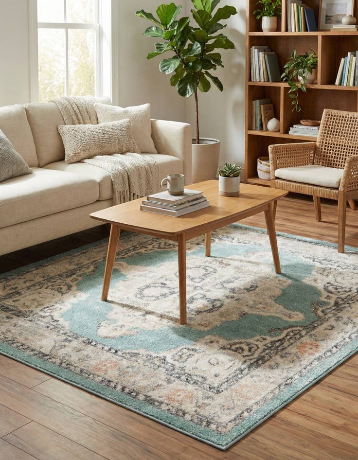 Detail image of 4' x 4' Parker Square Rug