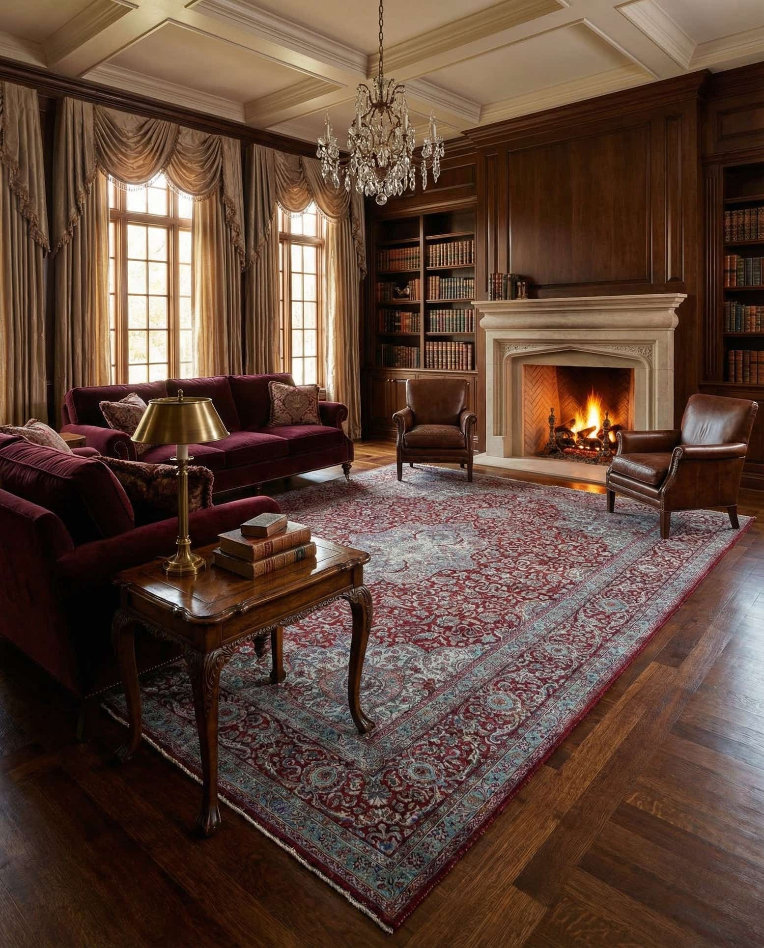 9' 8 x 12' 11 Vintage Royal Rug