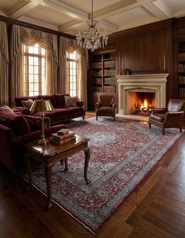 9' 8 x 12' 11 Vintage Royal Rug
