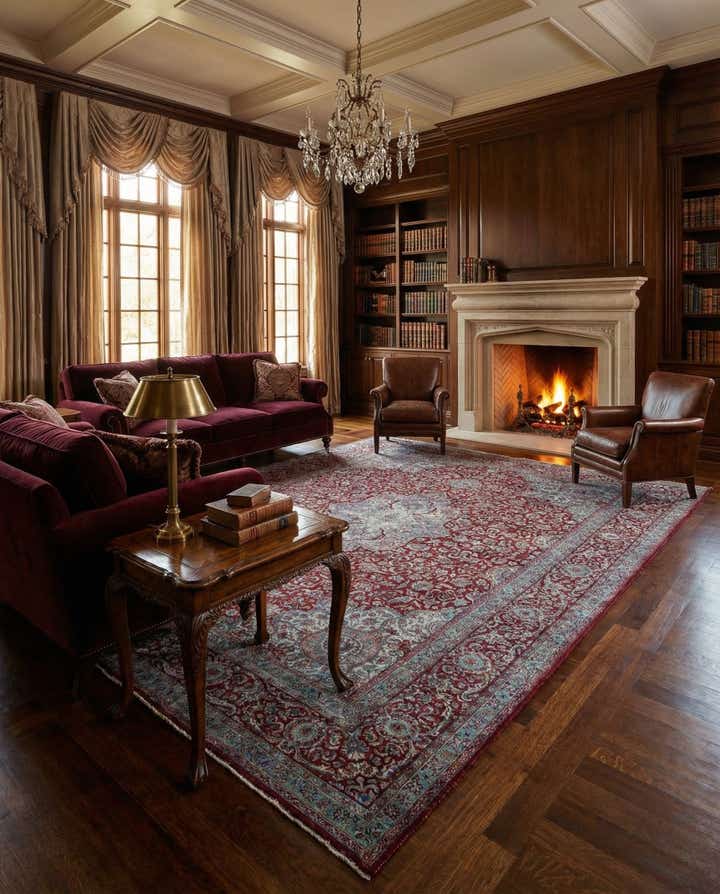 9' 8 x 12' 11 Vintage Royal Rug