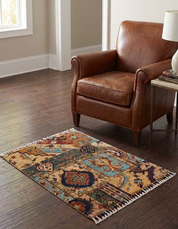 2' x 2' 11 Hand Knotted Ariana Ziegler Rug
