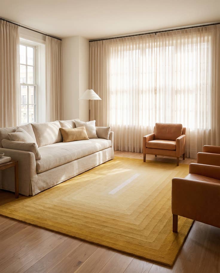 Detail image of 9' x 12' Ombre Wool Rug
