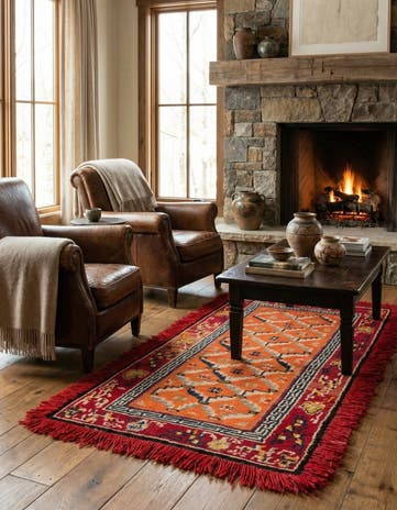 2' 2 x 4' 4 Hand Knotted Tibet Rug