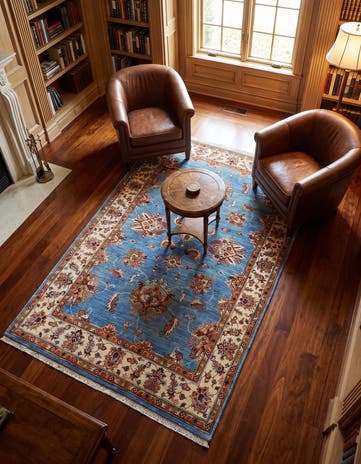 4' 1 x 6' 3 Hand Knotted Ariana Ziegler Rug
