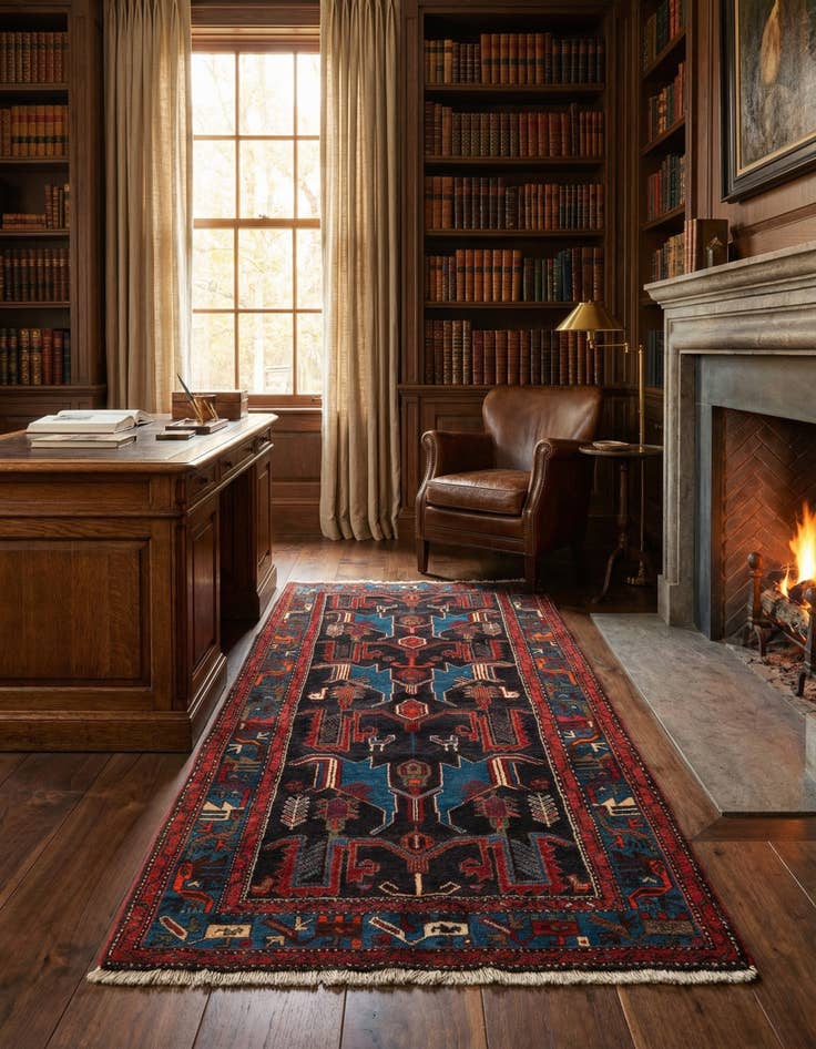 Detail image of  4' 3 x 7' 6 Taleghan Rug