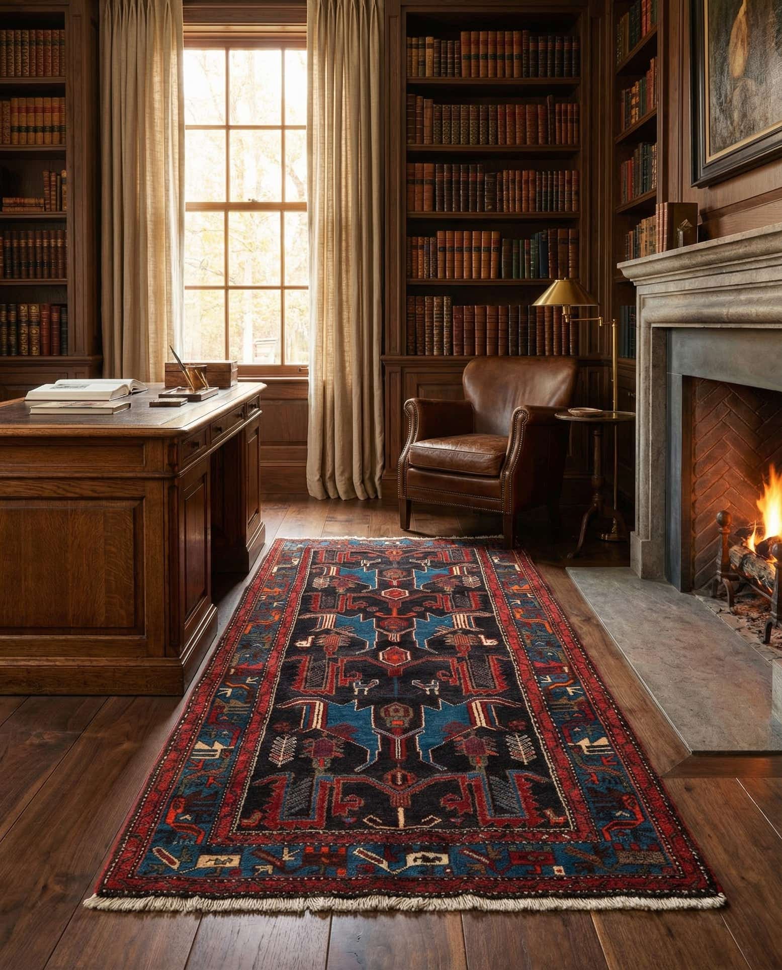 4' 3 x 7' 6 Taleghan Rug