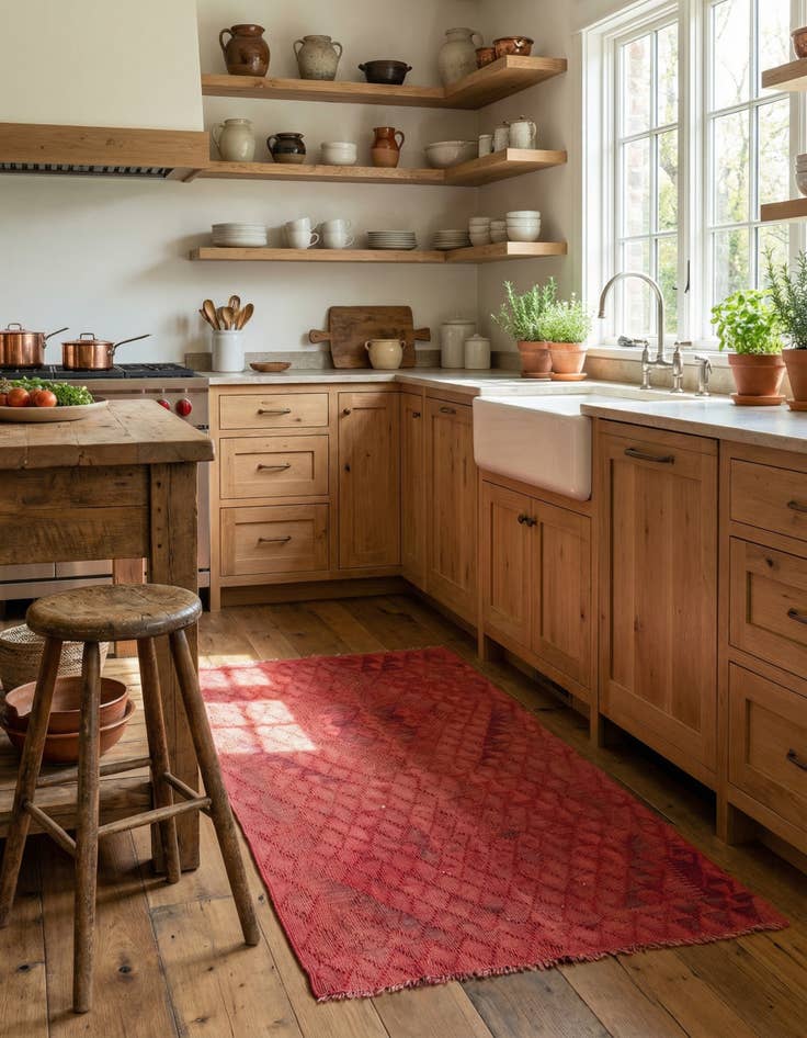 Detail image of 2' 7 x 3' 10  Hand Woven Kilim Fars Rug