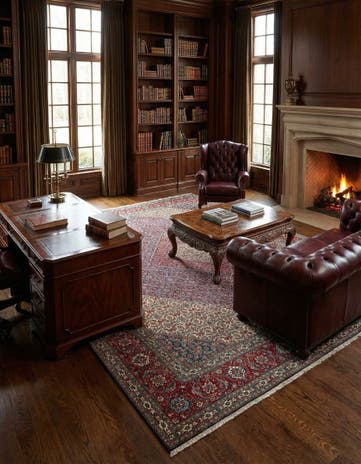 9' 11 x 13' Tabriz Mahi Rug