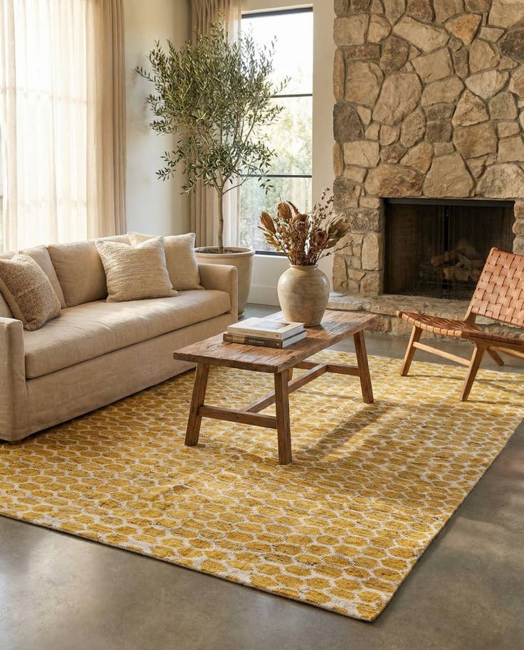 Detail image of 6' x 9' 1 Hand Knotted Moroccan Wool Rug