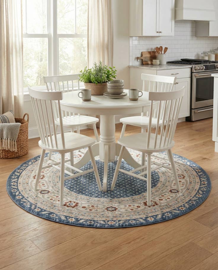 Detail image of 5' 3 x 5' 3 Charlotte Round Rug