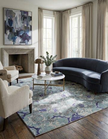 5' 8 x 7' 7 Hand Knotted Anar Rug