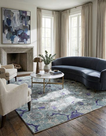 5' 8 x 7' 7 Hand Knotted Anar Rug