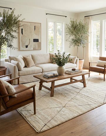 8' 3 x 10' 6 Hand Knotted Moroccan Wool Rug