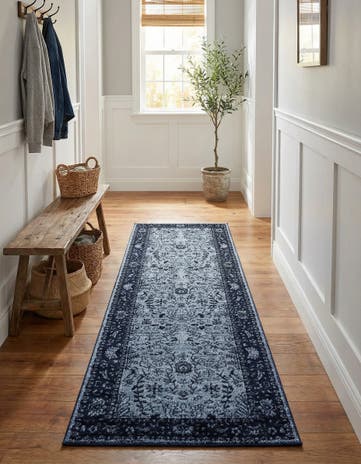 Blue Miranda Runner Rug