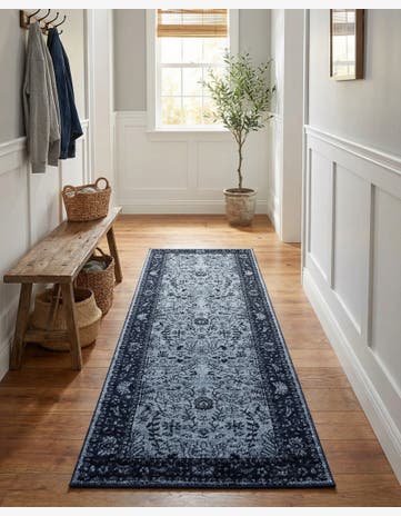 Blue Miranda Runner Rug