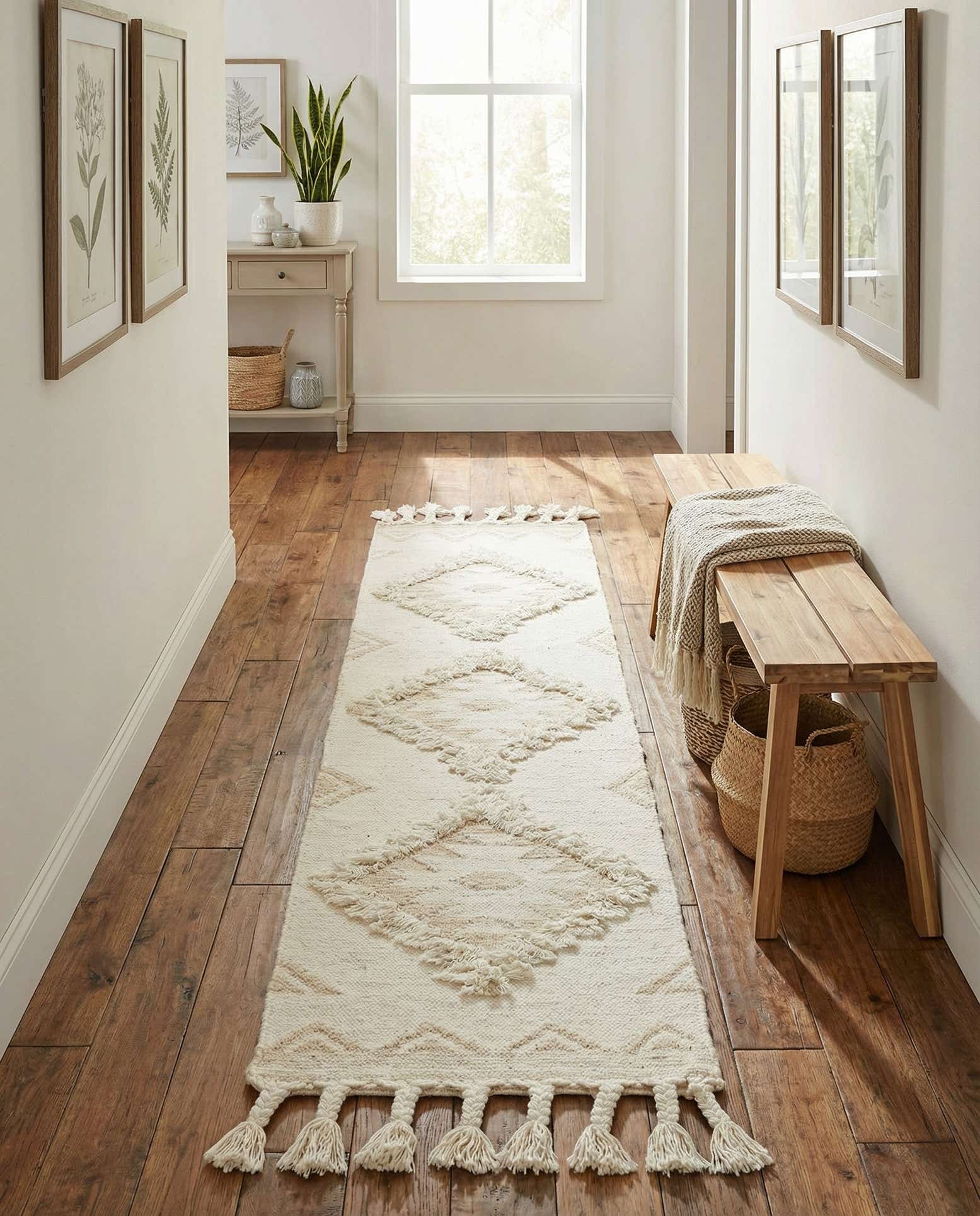 2' 2 x 8' 2 Hand Woven Arizona Wool Runner Rug