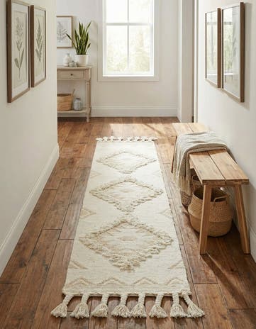 2' 2 x 8' 2 Hand Woven Arizona Wool Runner Rug