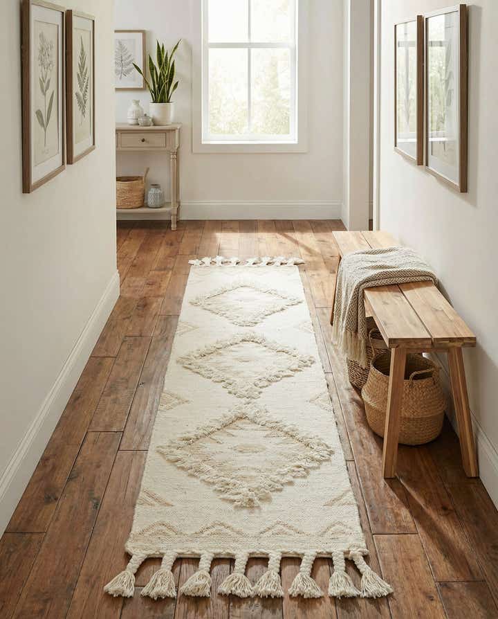 2' 2 x 8' 2 Hand Woven Arizona Wool Runner Rug