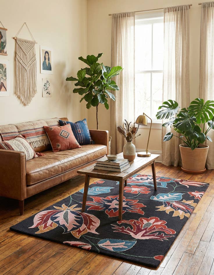 Detail image of 5' 1 x 8' Luna Rug