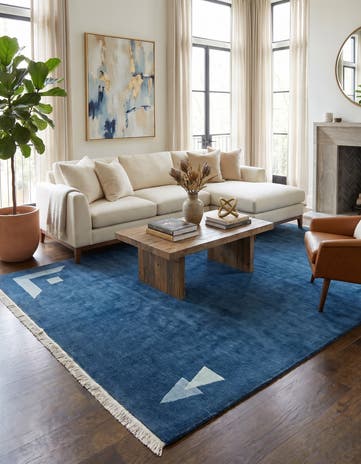 6' 7 x 10' Hand Knotted Nepal Wool Rug