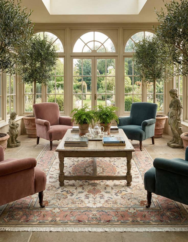 Detail image of 4' 11 x 6' 8 Tabriz Rug