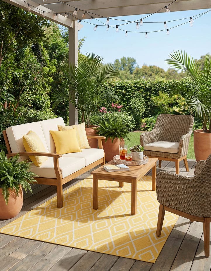 6' x 9' Easy-Clean Jill Zarin Turks and Ca...