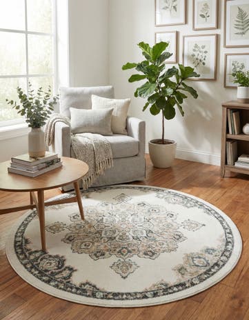 5' x 5' Parker Round Rug