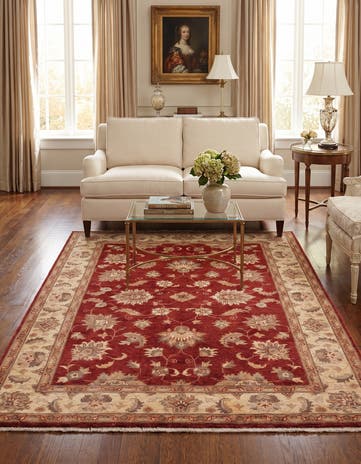 5' 1 x 7' 1 Hand Knotted Ziegler Rug