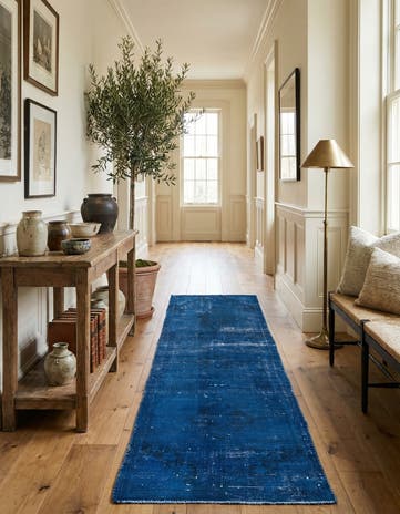 2' 5 x 9' 8 Hand Knotted Ultra Vintage Persian Wool Runner Rug