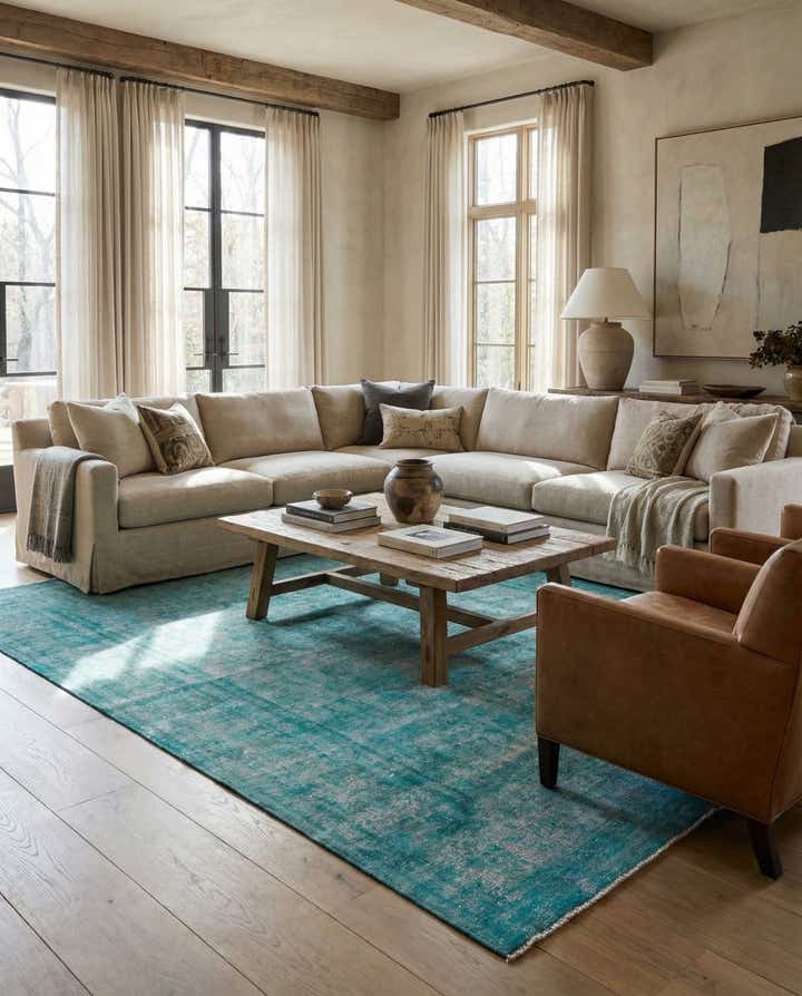 9' 6 x 12' 7 Hand Knotted Ultra Vintage Persian Wool Rug