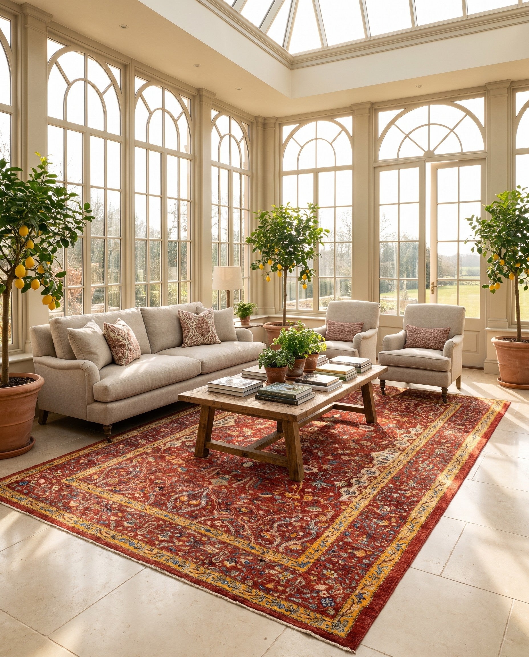 8' 2 x 11' 6 Hand Knotted Luribaft Rug