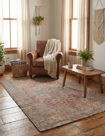 4' 1 x 6' 1 Chenille Jute Rug