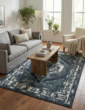 5' 3 x 8' Nain Design Rug