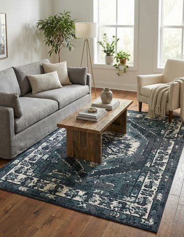 5' 3 x 8' Nain Design Rug