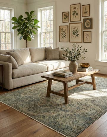 6' x 9' Vintage Rug