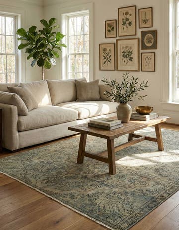 6' x 9' Vintage Rug