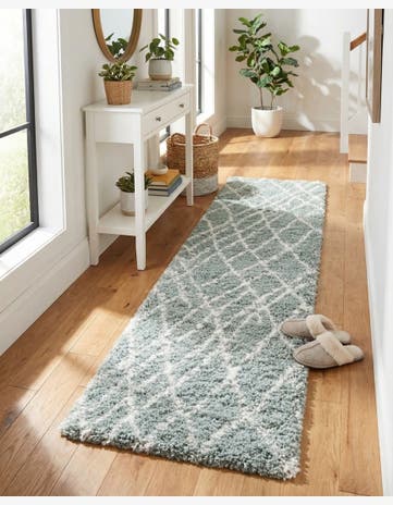 2' 7 x 13' Soft Touch Shag Runner Rug