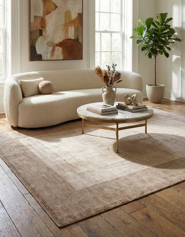6' 6 x 9' 9 Hand Knotted Darya Wool Rug