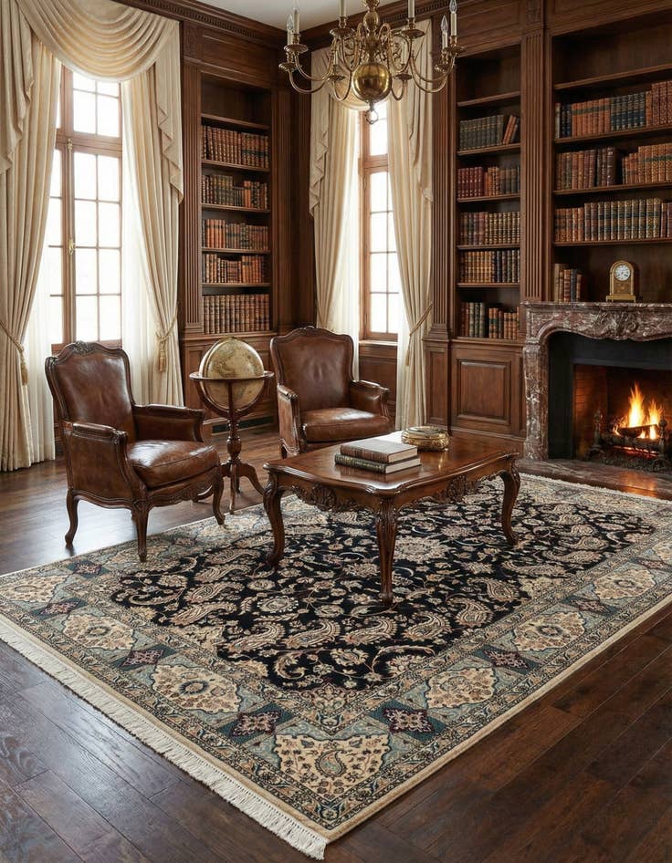 Detail image of 6' 7 x 10' 2 Nain Rug