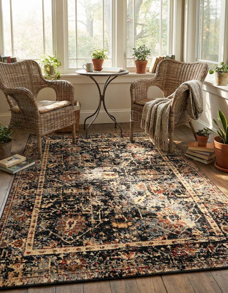 Detail image of 4' x 6' Saturn Rug