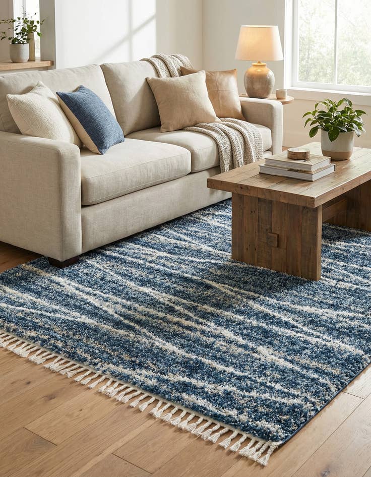 Detail image of  7' x 10' Serenity Shag Rug