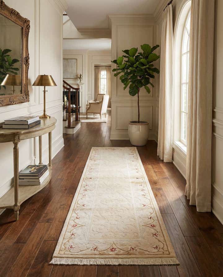 2' 9 x 9' 7 Hand Knotted Darya Wool Runner Rug