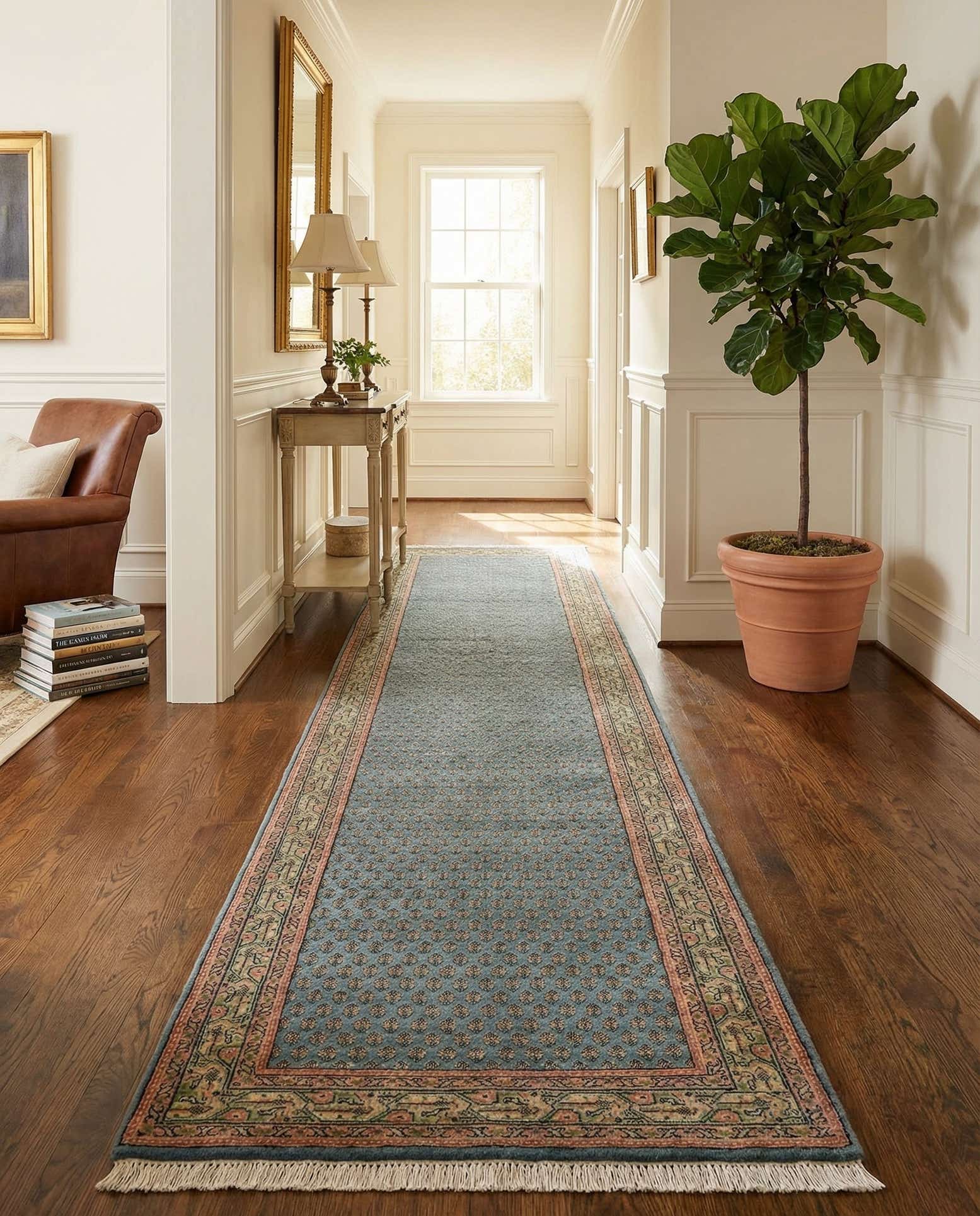 2' 9 x 8' 10 Mir Wool Runner Rug