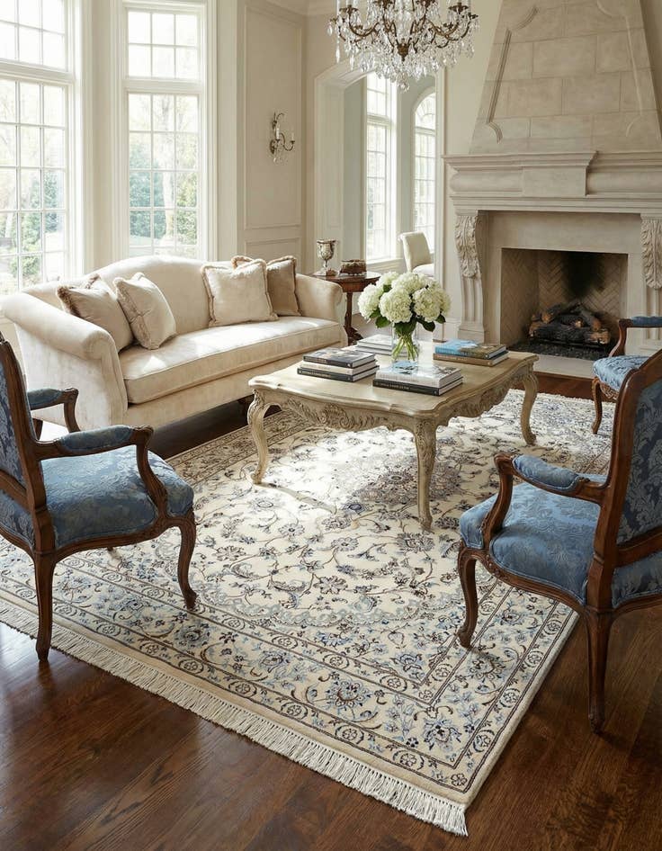 Detail image of 4' 2 x 6' 8 Nain Rug