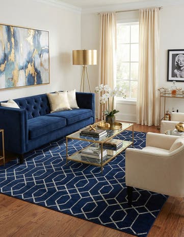 10' x 13' Marilyn Monroe™ Glam Trellis Rug